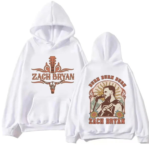 Burn Burn Burn Zach Bryan Casual Hoodie