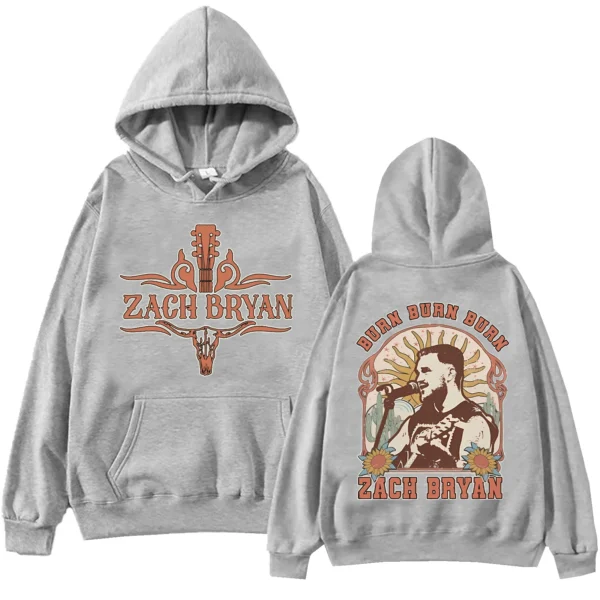 Burn Burn Burn Zach Bryan Casual Hoodie