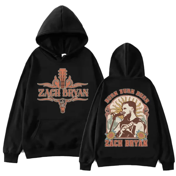 Burn Burn Burn Zach Bryan Casual Hoodie