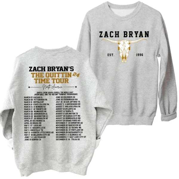 The Quittin Time Tour 2024 Crewneck