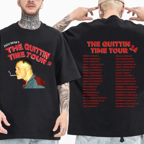 The Quittin Time Tour 2024 Shirt