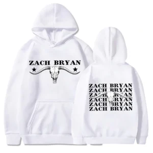 Zach Bryan Bull Skull Hoodie