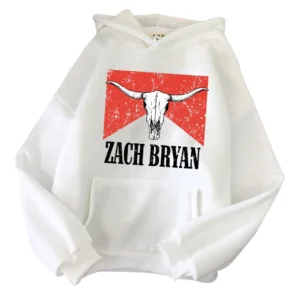 Zach Bryan Print logo Hoodie