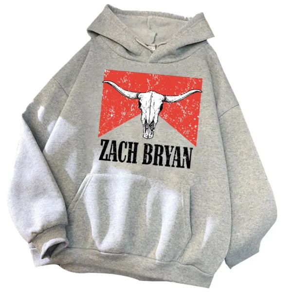 Zach Bryan Print logo Hoodie