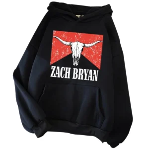 Zach Bryan Print logo Hoodie