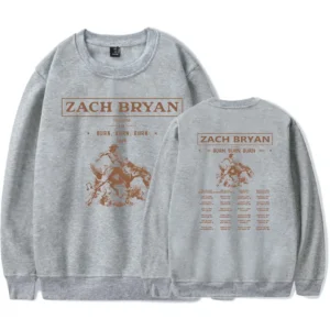 Zach Bryan The Burn Burn Burn Tour Crewneck