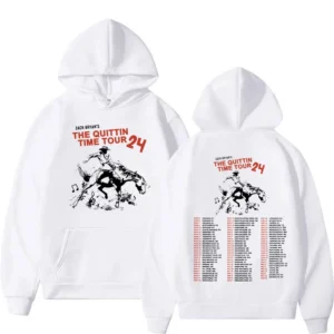 The Quittin Time Tour 2024 Zach Bryan Hoodie