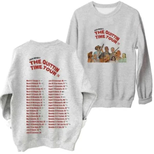 The Quittin Time Tour 2024 O-Neck Long Sleeve